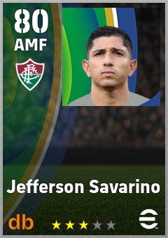 Jefferson Savarino — AMF, OVR 80, MAX 80