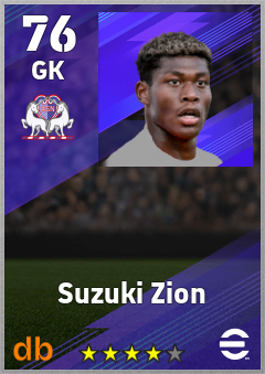 Suzuki Zion eFootball player card