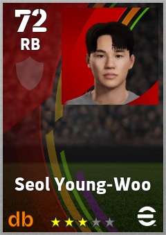 Seol Young-Woo eFootball player card