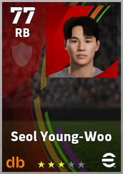 Seol Young-Woo eFootball player card