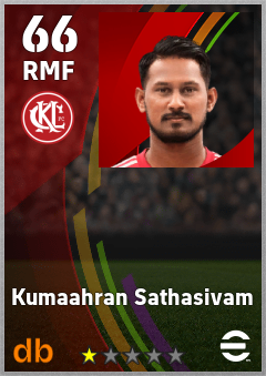 Kumaahran Sathasivam — RMF, OVR 66, MAX 66