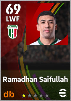 Ramadhan Saifullah eFootball player card
