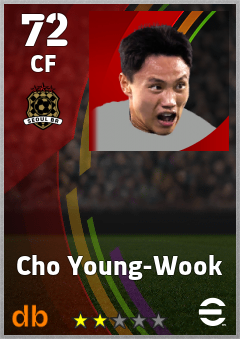 Cho Young-Wook — CF, OVR 72, MAX 72