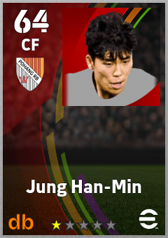 Jung Han-Min eFootball player card