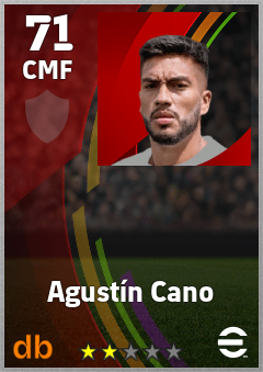 Agustín Cano — CMF, OVR 71, MAX 71