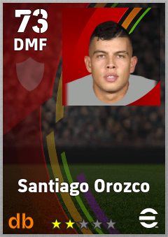 Santiago Orozco — DMF, OVR 73, MAX 73