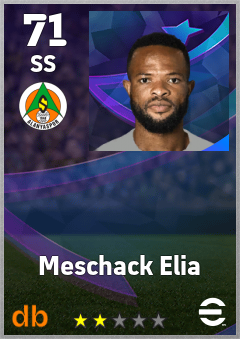 Meschack Elia — SS, OVR 71, MAX 71