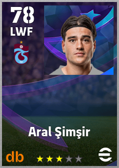 Aral Şimşir — LWF, OVR 78, MAX 78