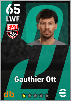Gauthier Ott — LWF, OVR 65, MAX 65