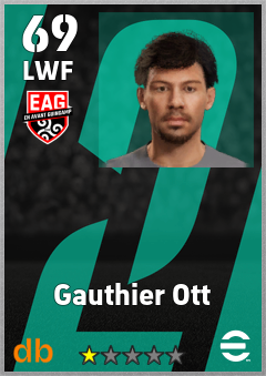 Gauthier Ott — LWF, OVR 69, MAX 69