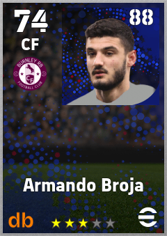 Armando Broja — CF, OVR 74, MAX 88