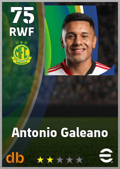 Antonio Galeano — RWF, OVR 75, MAX 75