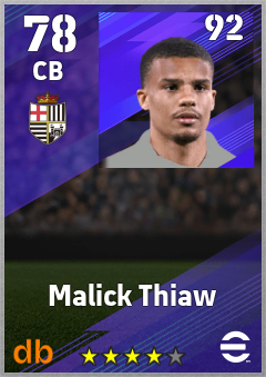 Malick Thiaw eFootball player card