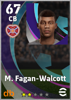 M. Fagan-Walcott — CB, OVR 67, MAX 67