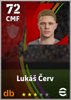 Lukáš Červ eFootball player card