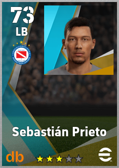 Sebastián Prieto — LB, OVR 73, MAX 73
