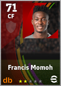 Francis Momoh — CF, OVR 71, MAX 71