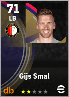 Gijs Smal eFootball player card