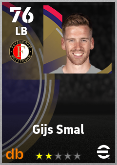 Gijs Smal eFootball player card