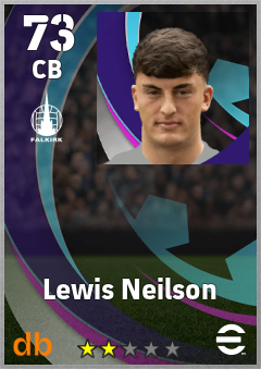 Lewis Neilson — CB, OVR 73, MAX 73