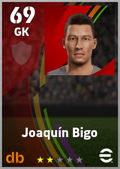 Joaquín Bigo eFootball player card