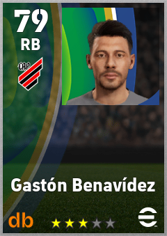 Gastón Benavídez — RB, OVR 79, MAX 79