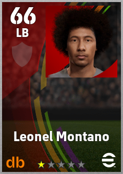 Leonel Montano eFootball player card