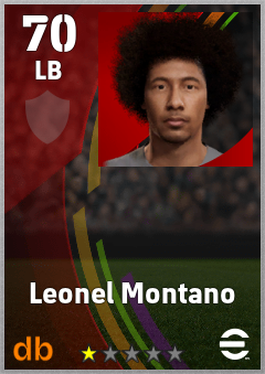 Leonel Montano — LB, OVR 70, MAX 70