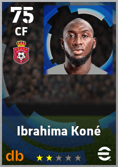 Ibrahima Koné — CF, OVR 75, MAX 75