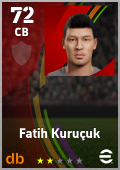 Fatih Kuruçuk — CB, OVR 72, MAX 72