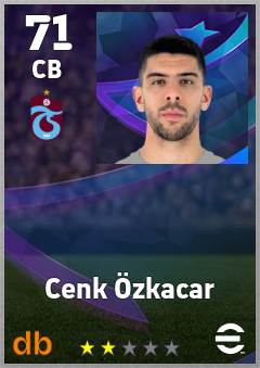 Cenk Özkacar — CB, OVR 71, MAX 71