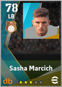 Sasha Marcich — LB, OVR 78, MAX 78