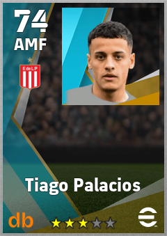 Tiago Palacios — AMF, OVR 74, MAX 74