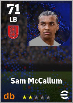 Sam McCallum eFootball player card