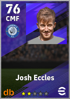 Josh Eccles eFootball player card