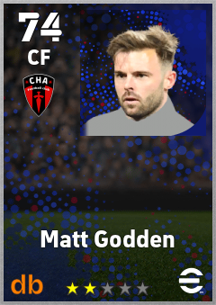 Matt Godden — CF, OVR 74, MAX 74
