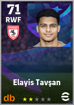 Elayis Tavşan — RWF, OVR 71, MAX 71