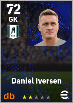 Daniel Iversen — GK, OVR 72, MAX 72
