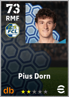 Pius Dorn eFootball player card