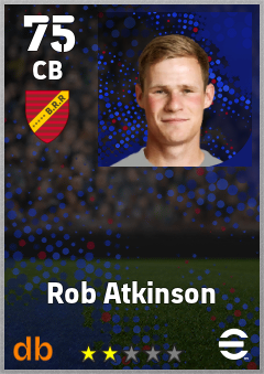 Rob Atkinson — CB, OVR 75, MAX 75