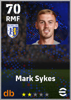 Mark Sykes — RMF, OVR 70, MAX 70