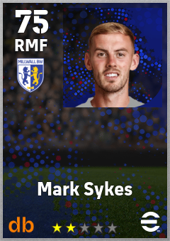 Mark Sykes — RMF, OVR 75, MAX 75