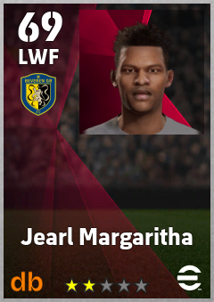 Jearl Margaritha — LWF, OVR 69, MAX 69