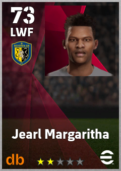 Jearl Margaritha — LWF, OVR 73, MAX 73