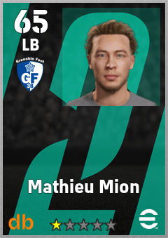 Mathieu Mion — LB, OVR 65, MAX 65