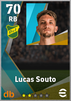 Lucas Souto — RB, OVR 70, MAX 70