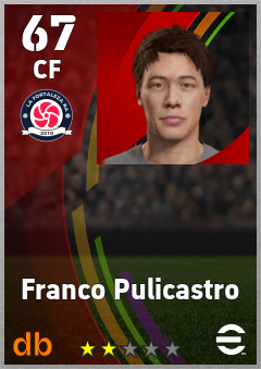 Franco Pulicastro — CF, OVR 67, MAX 67