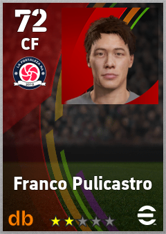 Franco Pulicastro — CF, OVR 72, MAX 72