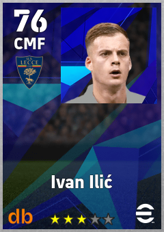 Ivan Ilić — CMF, OVR 76, MAX 76