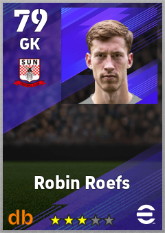 Robin Roefs — GK, OVR 79, MAX 79